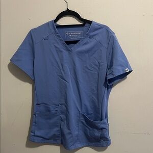Blue scrubs